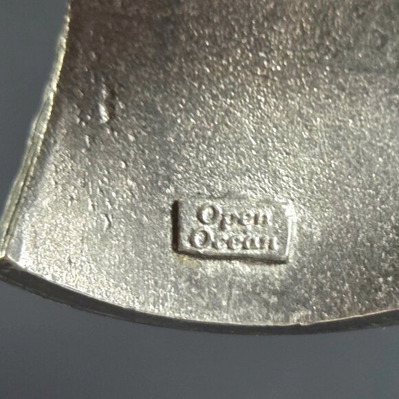 Vintage Open Ocean Celtic Design Pewter Candleholders – Set of 2 - Picture 10 of 11